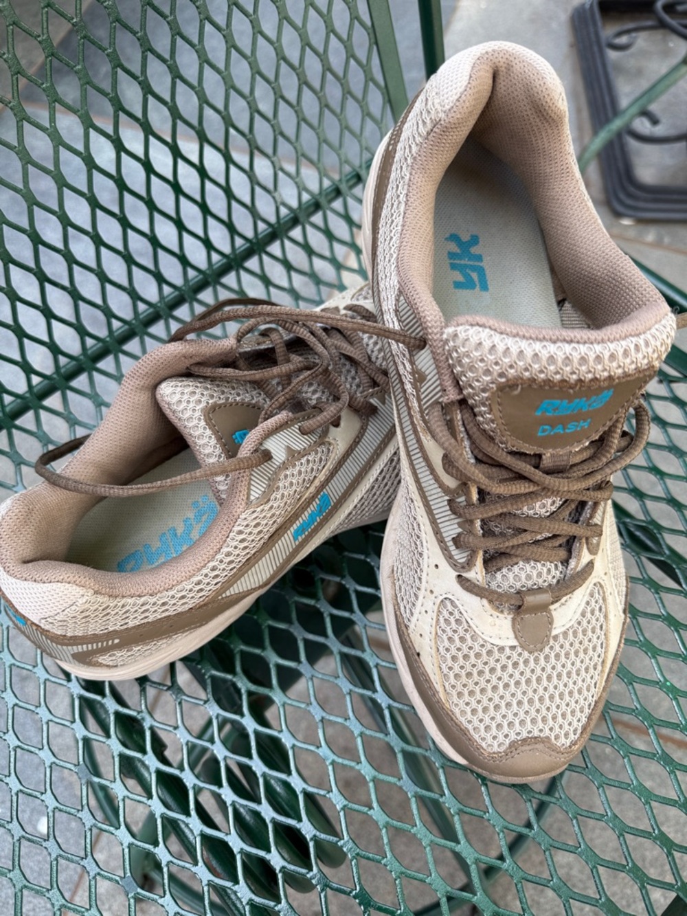 Ryka Tan and Brown Women's Athletic Walking Sneakers